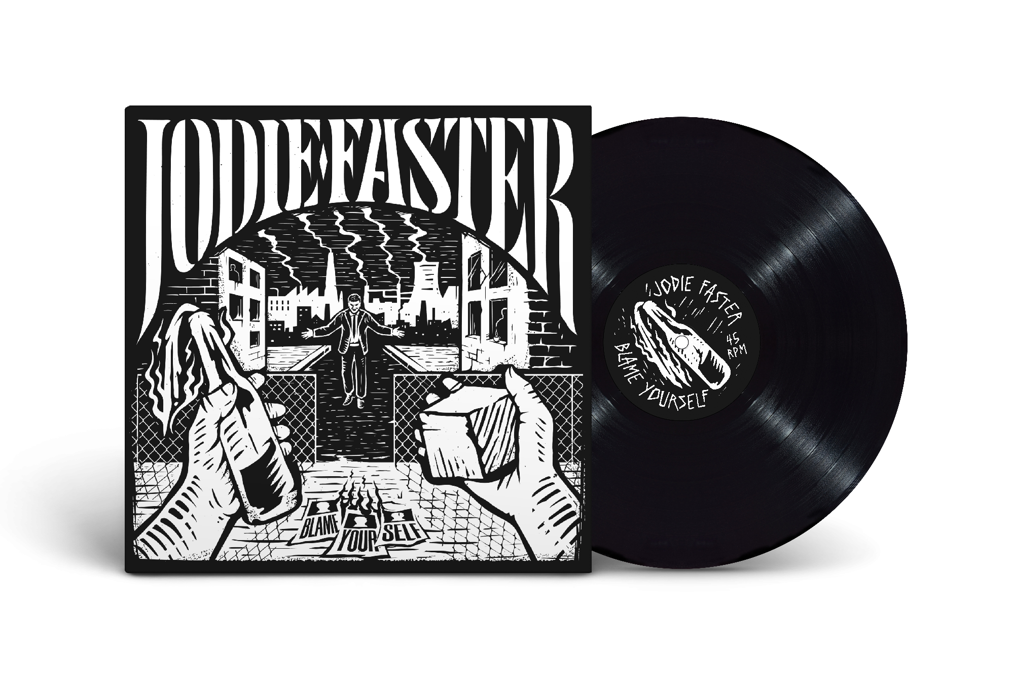 Jodie Faster – Blame Yourself LP (Spastic Fantastic Repress!)