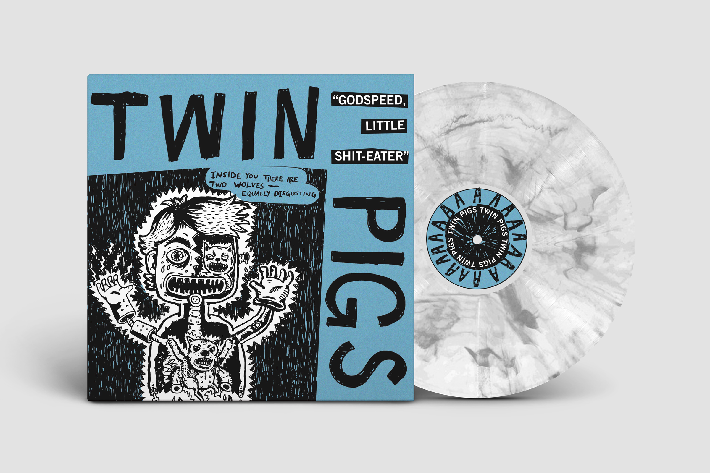 Twin Pigs - Godspeed, Little Shit-Eater LP