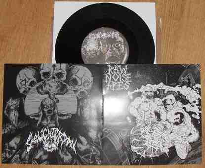 Raw Noise Apes / Slaughterday - Split 7''