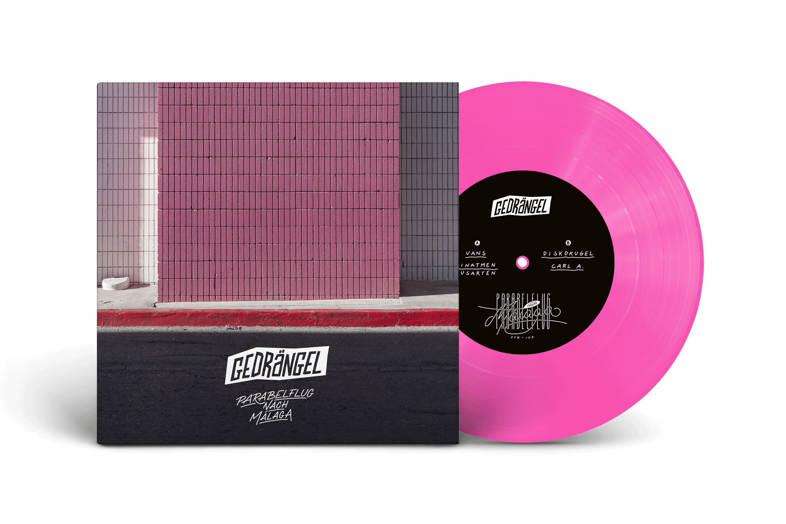 Gedrängel - Parabelflug nach Málaga 7'' (pink vinyl, SFR only, limited 100)