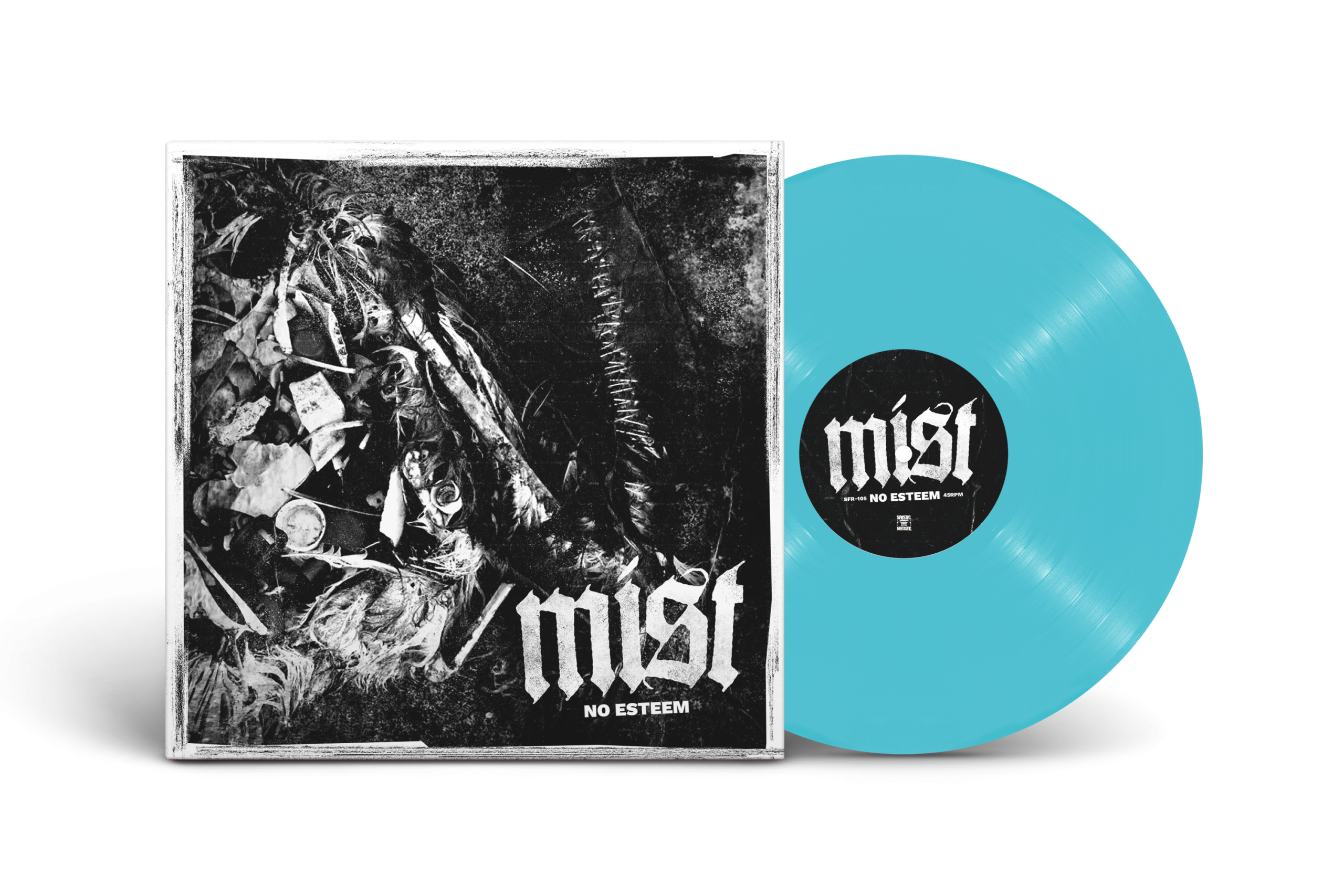 MIST - No Esteem LP (blue curaçao + Siebdruck, limited 200)
