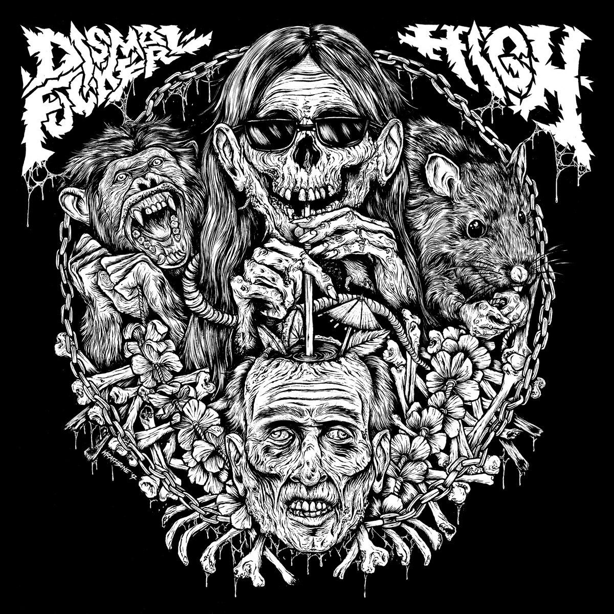 Dismalfucker / HIGH – Split LP
