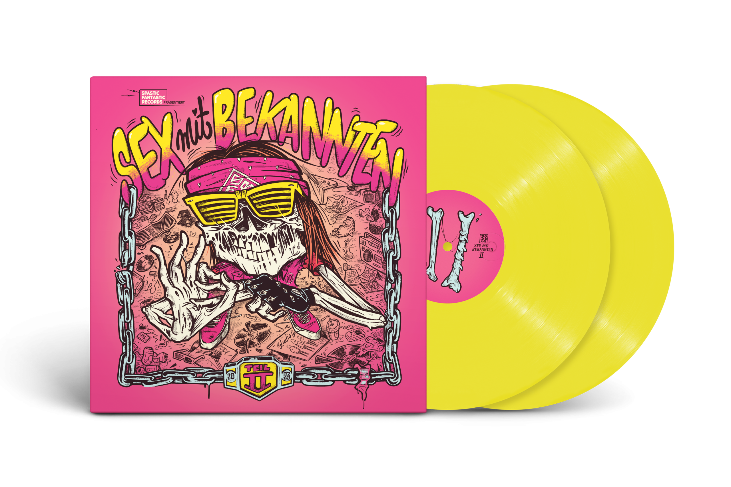 VA - Spastic Fantastic präsentiert: Sex mit Bekannten Teil II Doppelvinyl LP (gelbes Vinyl, limited 200)