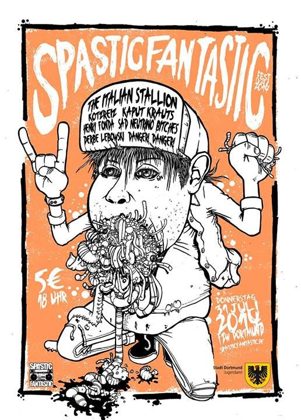 Flyer Spastic Fantastic Fest 2014 Do, 31.07.2014