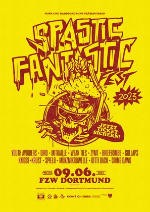 Flyer Spastic Fantastic Fest 2023 Fr, 09.06.2023