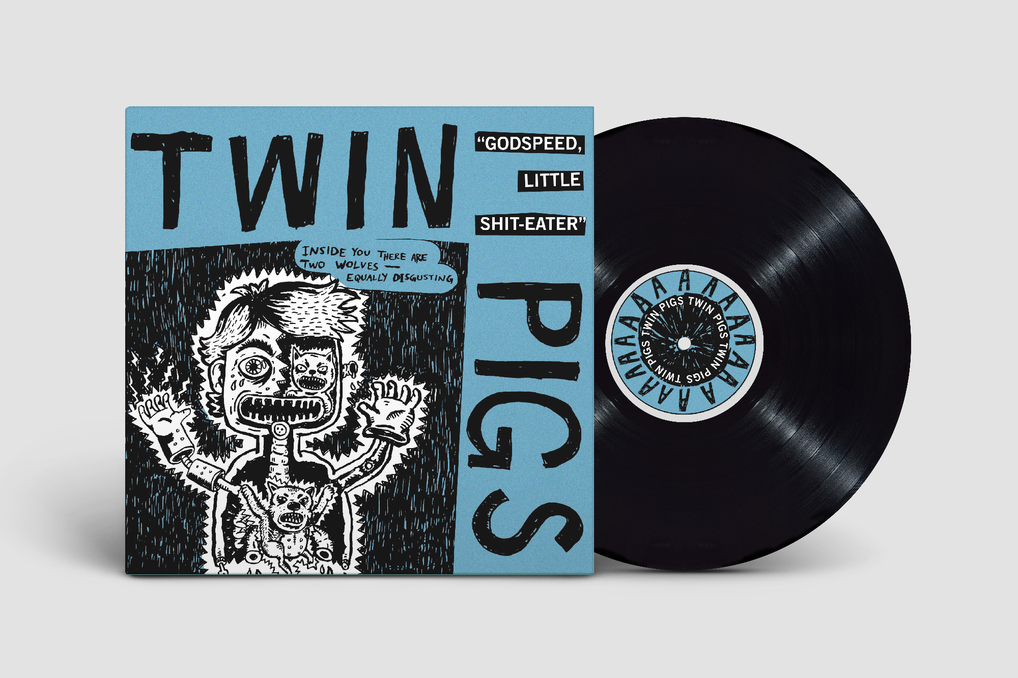 Twin Pigs - Godspeed, Little Shit-Eater LP