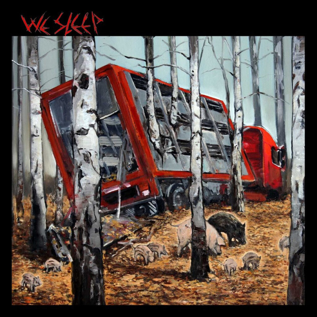 We Sleep - s/t 9" (brown marbled)