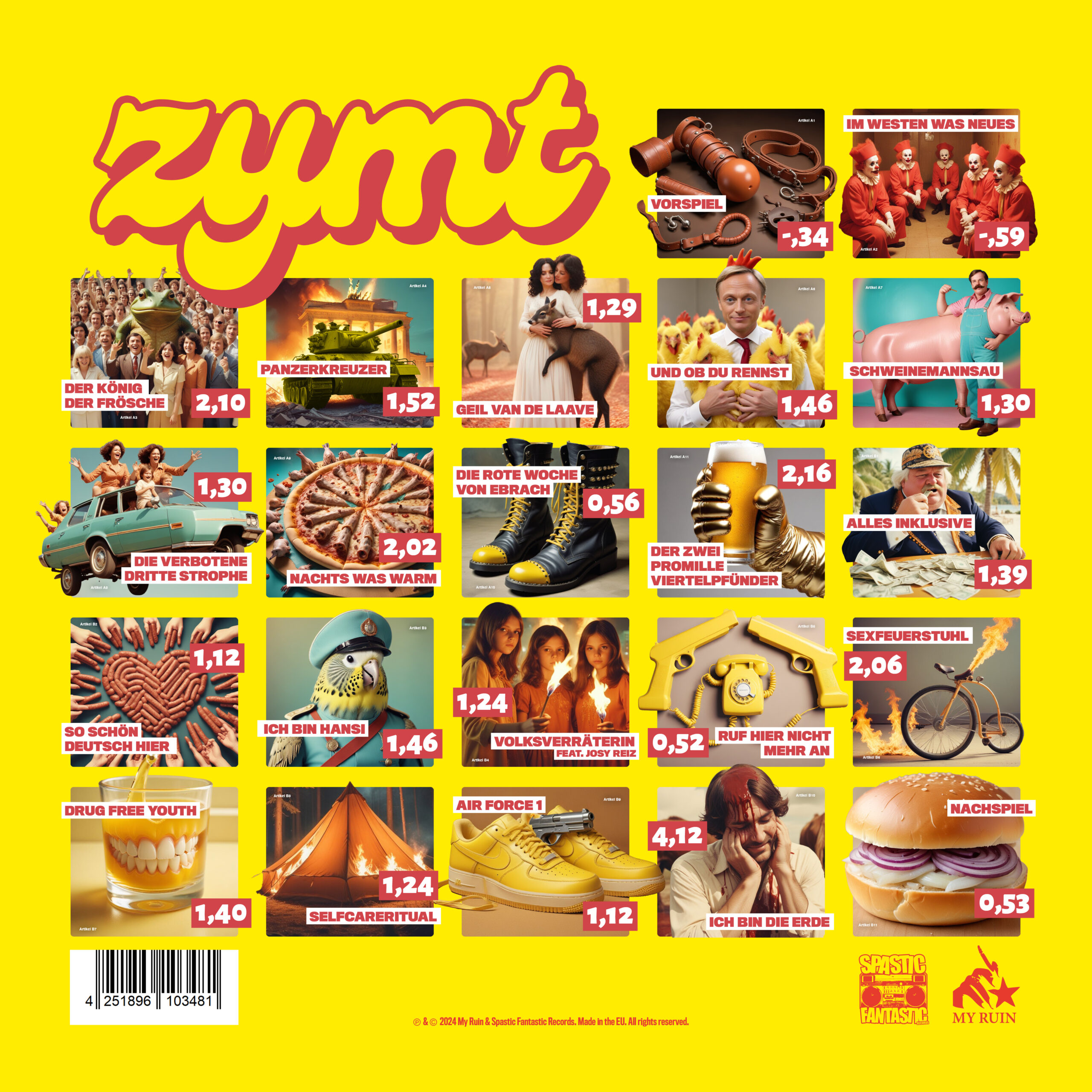 Zymt - Hochstapeln in der Bückzone LP – Bild 3